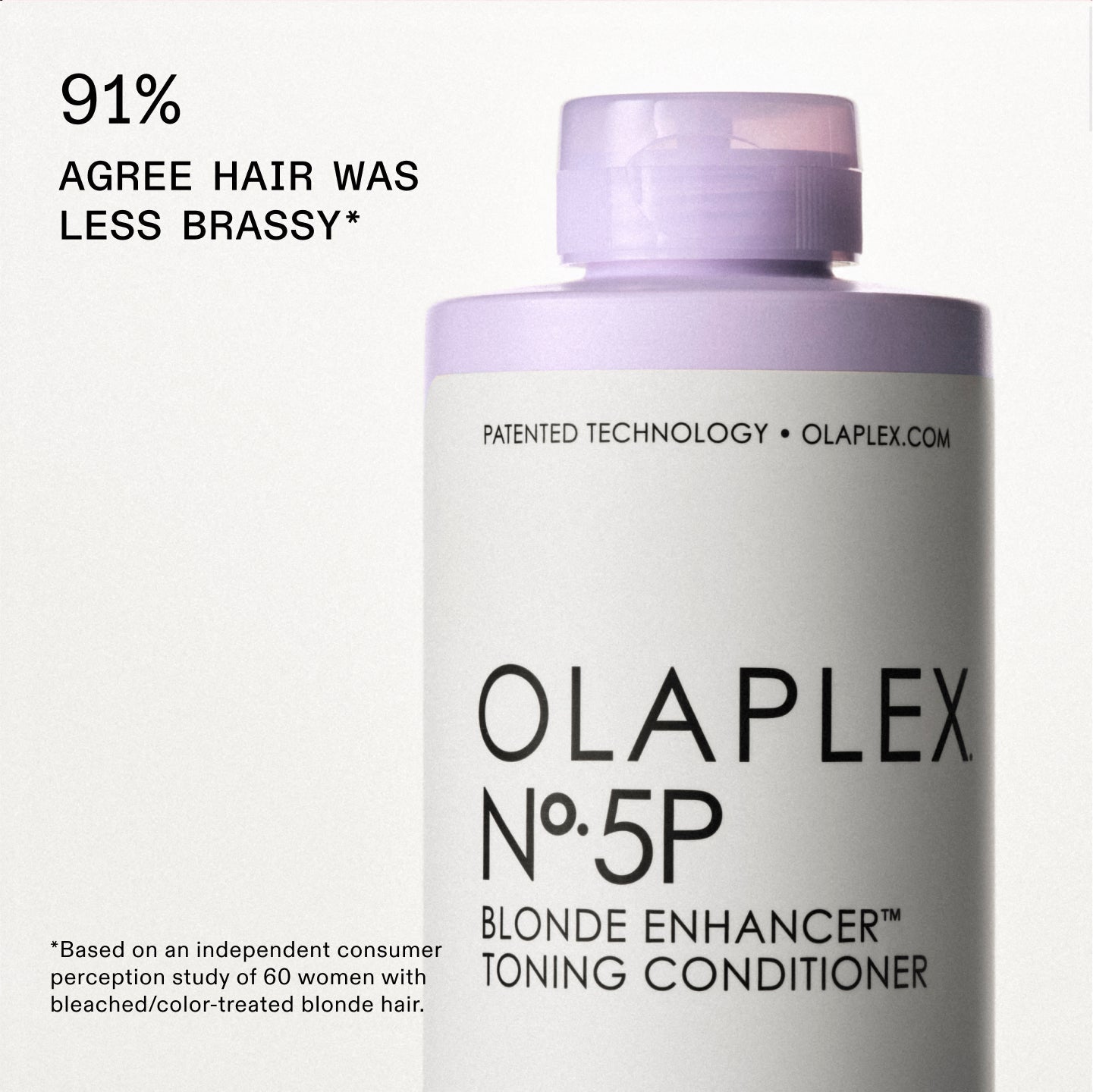 91 % DES UTILISATEURS AFFIRMENT QUE LES CHEVEUX ÉTAIENT MOINS CUIVRÉS*
*Basé sur une étude indépendante de la perception des consommatrices menée auprès de 60 femmes aux cheveux blonds décolorés/colorés. 