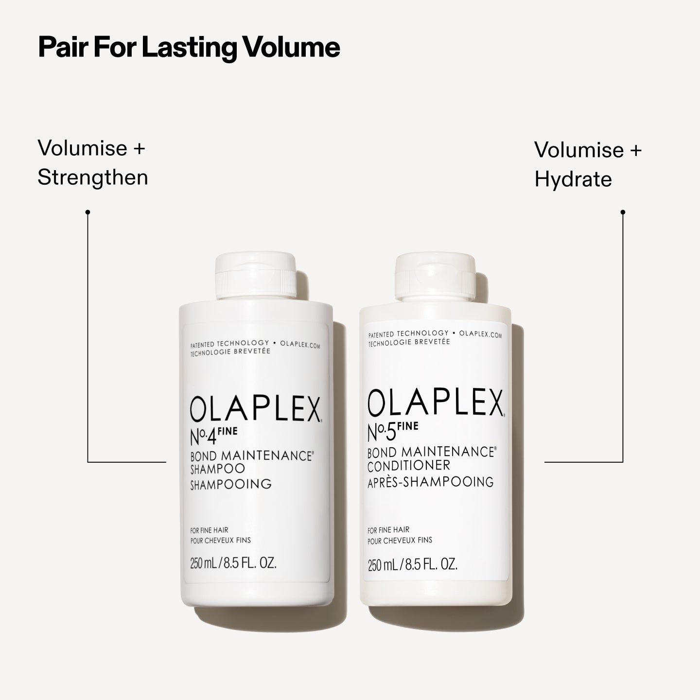 N°.4FINE : BOOSTER LE VOLUME + RENFORCER

N°.5 : BOOSTER LE VOLUME + HYDRATER