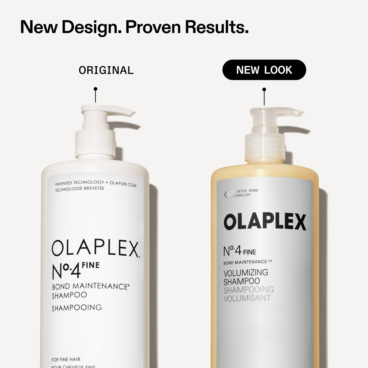 Nouveau design. Résultats prouvés.

NOUVEAU LOOK ORIGINAL