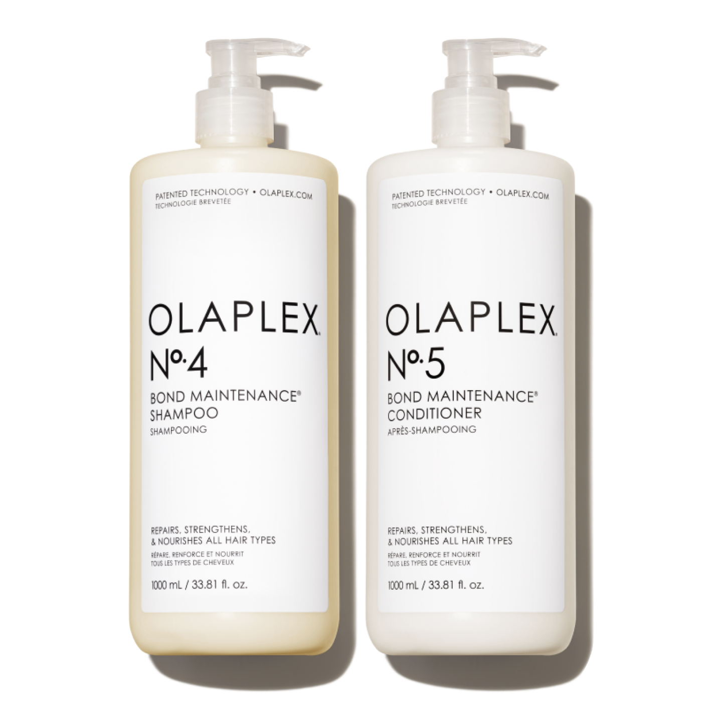 N°.4 Bond Maintenance Shampoo et N°.5 Bond Maintenance Comditioner